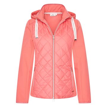 Tech fleece cardigan HVS-Dewie -  Peach